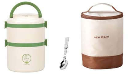 Scatola portapranzo in acciaio antiruggine 304 con guarnizione in silicone a prova di perdite, per lavoro, picnic, portapranzo a prova di perdite, per adulti