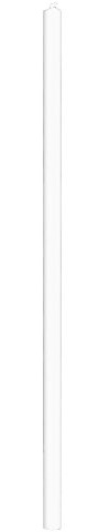 Cereria de Giorgio liturgico Velas para Candelora, Cera, Blanco, 35 x 1.1 x 35 cm, 170 Unidad