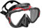 Mares X-Wire Tauchmaske aus Silikon, für Erwachsene, Uni, Schwarz und Rot