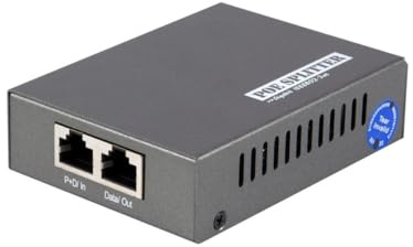 LevelOne Splitter POS-3000 1x GE/ 5~12V DC Gigabit PoE Plus Splitter/Black