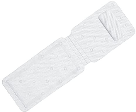 Cojín para Bañera de Cuerpo Entero, Almohada de Baño con Soporte para Cabeza, Tejido de Malla 4D de Secado Rápido para Relajación Tipo SPA en Casa, Que apoya el Cuello, la Espalda y Las piernas
