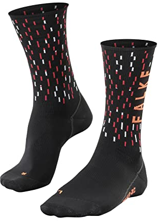 FALKE Unisex Fahrradsocken BC Impulse Peloton U So Funktionsmaterial antiblasen 1 Paar, Schwarz Black 3008, 39-41