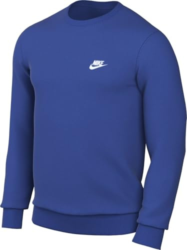 Nike BV2662-480 Nike Sportswear Club Fleece Sweatshirt Herren Game ROYAL/White Größe M