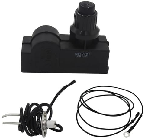 CHICHIYANG Encendedor eléctrico universal de 2 tomas de corriente para barbacoa, botón de encendido electrónico