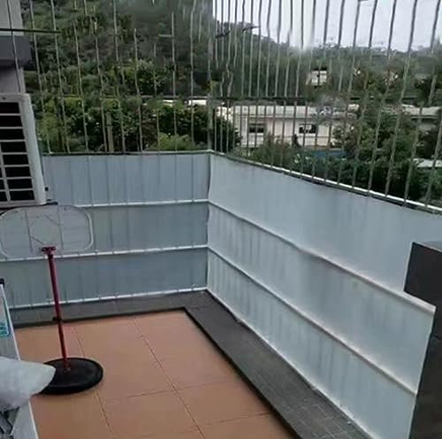 Brise-vue en acrylique pour balcon, protection contre la pluie, panneau pare-soleil pour fenêtre, abri d'auto extérieur, auvent, taille personnalisée (50 x 118 cm)