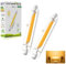 Dvnoua Lampadina R7S LED 118mm Dimmerabile, 20W R7S LED 118mm Equivalente a 200W Lampada Alogena, Lampada RS7 LE D Bianco Caldo 3000K 1000LM Nessun Sfarfallio, Illuminazione Fascio 360°, 2 Pezzi