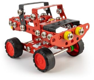 Constructor Guardian - Juego de construcción metálica - 150 Piezas - Vehículo Todoterreno para Montar - Estuche Experto a Partir de 8 años