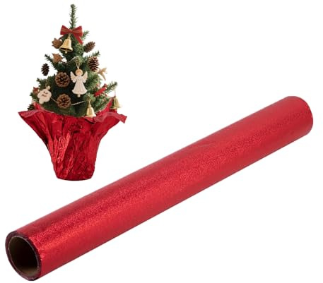 Folie för blomkrukor – 9,14 meter gyllene presentpapper för buketter | vattentät gyllene blomblomster folie | för jul bröllop frakt förpackning hantverk examen