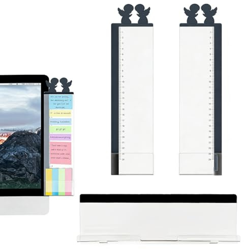 VEOIRXU 3 Piezas Accesorios de Oficina Tablero de Notas Para Monitor Con Soporte Para Teléfono Tablero de Mensajes Soporte de Notas Adhesivas Para Ordenador Suministros de Oficina Para Hombres Mujeres