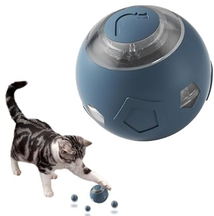 Palla interattiva Cane, Pallina rimbalzante, Dotato di due modalità di gioco, Giocattolo Intelligente Per Cane Con Luci LED, Per Cani Di Piccola E Media Dimensione E Gatti (Colore Viola) (grigio)
