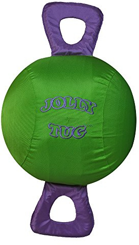 Horsemen's Pride Jolly Tug Ball Equine - 35cm - Green