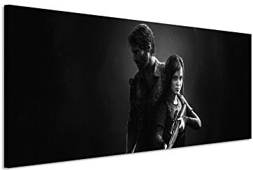 Paul Sinus Art Kunstdruck The_Last_of_Us_Remastered_2_150x50cm Panoramabild_Ausführung qualitativ hochwertiges Keilrahmenbild auf echter Leinwand als Wandbild auf Keilrahmen