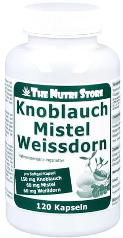 Knoblauch Mistel Weissdorn Kapseln 120 stk