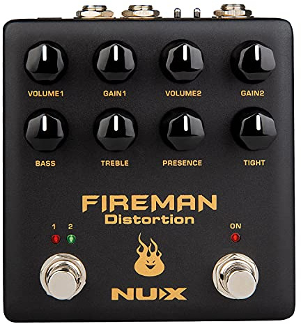 Pedal de distorsión doble NUX Modern brown sound