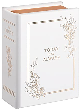 Lillian Rose Ehering-Buchbox, Einheitsgröße, Weiß