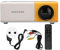 Projektor, HDMI/AV/Speicherkarte/Audio/1080P Full HD Unterstützt, 200 ANSI Outdoor-Projektor, Smart-Projektor, für Telefon, TV-Stick, für , für PS5, für ONE, Laptop