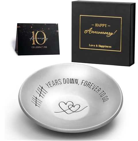 PuGez ROINS 10th Anniversary Aluminum Gifts for Her/Him,