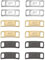 LMOGWL 12 piezas Hebillas metálicas, hebillas de reemplazo, hebillas universales para niños y adultos, adecuadas para zapatillas deportivas, zapatos casuales, plata, oro, negro (6 pares)