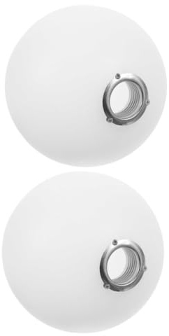 ARTSEWPLY 2 Piezas Pantalla Para Lámpara Globo G9 De Vidrio Irrompible Opalino Esmerilado Repuesto Para Lámparas De Techo Iluminación Suave Para Sala Dormitorio Y Comedor
