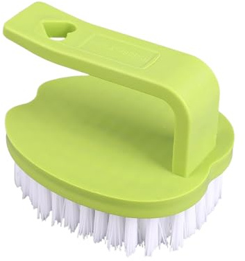 Spazzola per verdure per alimenti, detergente ergonomico con manico antiscivolo, strumento di pulizia multifunzionale, per frutta, verdura, patate, uova, cibo, piatti, pentole, cucina, bagno