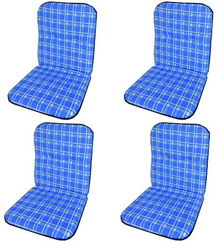 beo Niedriglehner B016 Disc NL Paspelauflage für Niederlehner, circa 48 x 100 cm, 5 cm Dick, blau