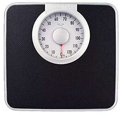 Pèse Personne mécanique Pèse Personne Mécanique, Balance analogique de précision, Rapide, Pesage précis, Facile à Lire, Plateforme en métal Robuste, Capacité de 120 kg, Fonctionne sans Batterie, Ma