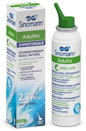 Sinomarin Solution d'Eau de Mer Nez Bouché Adultes 125 ml