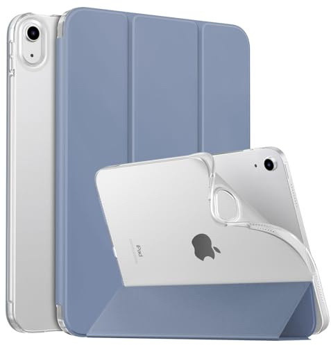 MoKo Slim Case for iPad (A16) 11th/10th Gen 2025/2022, Grey Purple