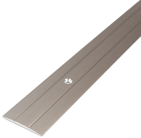 PROVISTON Övergångsprofil | 1,8 x 38 x 1 000 mm | Övergångsskena, övergångslist, golvprofil, täcklist, aluminium, anodiserat, färgat borrat i rostfritt stål