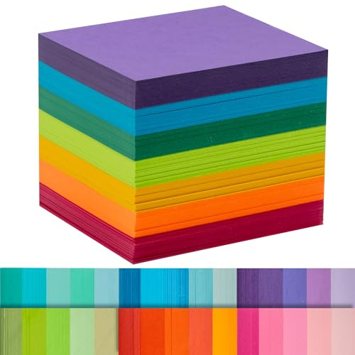 Indexkort 280-antal 6 x 8 cm, 178 GSM tungvikt uppsättning av 7 färger papper flerfärgade studiekort