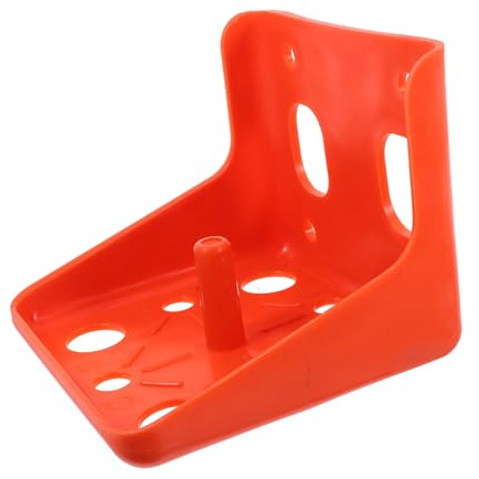 Yardwe Thickened Mineral Salt Block Holder 6.69X6.30X5.35 Inch Salt Lick Box for Livestock Horses Sheep Goats Feeder Tray with Large Opening for Easy Licking and Secure Block Placement