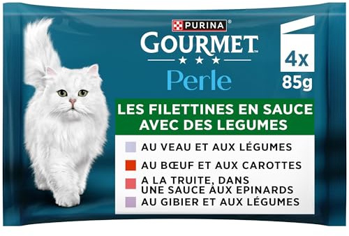 GOURMET Perle Filettines légumes 4x85g