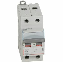 406441 Interrupteur sectionneur bipolaire 2P 400V - 63A - 2 modules - Bornes à vis Legrand DX³-IS