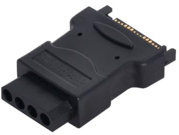 CY 15Pin SATA Cable de alimentación macho a Molex 4-pin IDE Disco Duro Adaptador de Alimentación