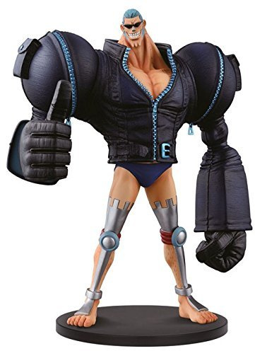 Banpresto One Piece 6.7-Inch Film Gold Franky DXF Sculpture, The Grandline Men Volume 5