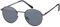 styleBREAKER Unisex Panto Sonnenbrille mit runden Gläsern | Metallrahmen mit Federscharnier & UV400 Schutz | verspiegelte oder getönte Flachgläser, Gestell Anthrazit/Glas Grau getönt