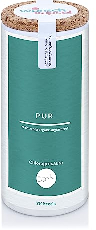 Wunschkapsel Chlorogensäure Pur (200 mg), aus Grünem Kaffee-Extrakt, 290 Kapseln Inhalt