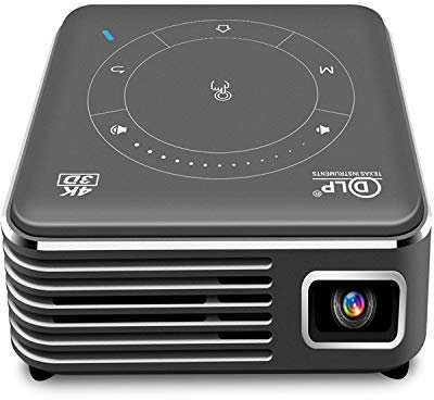 Mini projecteur Intelligent DLP P11 854x480 avec télécommande Infrarouge, Android 9.0, 2 Go + 16 Go, Prise en Charge WiFi 2.4G / 5G, Bluetooth, Carte TF
