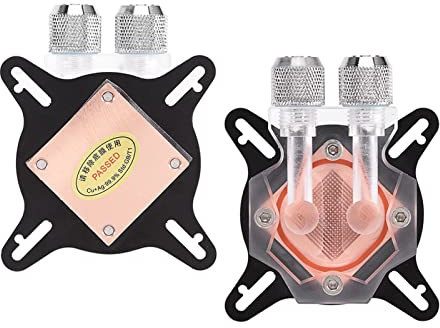 ChipseComputer PC GPU Universal Cooling Block Waterblock Liqut Waterblock Coolg 14×8×2 Computer PC GPU Universal Cooling Block Waterblock Liquid Cooler 40mm Copper Base
