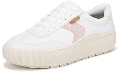 Dr. Scholl's Shoes Womens Time Off Win Sneaker White/Tofu Fabric 10 M