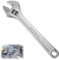 VZXZXE Schraubenschlüssel 250mm Rollgabelschlüssel Mit Skala Einmaulschlüssel aus Chrom-Vanadium Wrench Engländer Schlüssel Verstellbarer