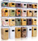 Dihl 24 Piece Airtight Food Storage Container Set, 4 Sizes BPA Free Plastic Kitchen Pantry Organiser Canisters with Lids. For Cereal, Flour, Rice, Pasta, Dry Food. With Labels & Marker