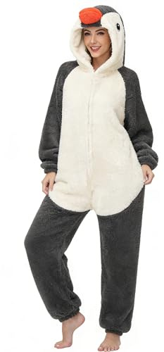 LATH.PIN Combinaison Pyjama Kigurumi Adulte Unisexe Animal Costume Cosplay Déguisement de Soirée Onesies Pilou Pilou Vêtements de Nuit Sleepwear pour Carnaval Halloween Noel