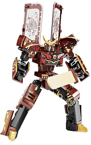 Transforming Ice Cream Robot Toy, 2in-1 DIY Creative Transformations, 19x8x2.5cm, Transform into Robot Action Figure, Early Educational Brain Blocks Toys, Fun for Role Playing and Collectors