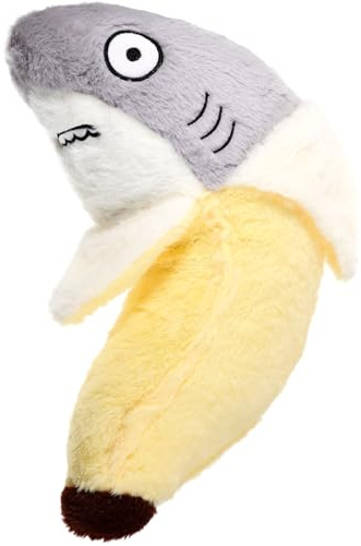 GALPADA Requin Peluche Doux en Peluche PP Coton Coussin Décoratif Adorable et Élastique de Dessin Animé pour Anniversaires et Canapé