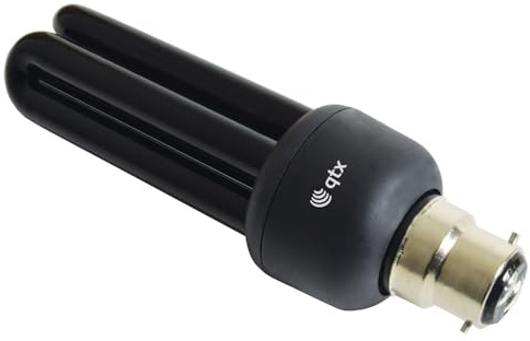 UV Ultra Violet Black Light Bulb 20W B22, Black