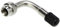 WELDTITE Schrader Type 90 Degree Valve Extension Adaptor - Bike Bits - Makes it Easier to Pump up Your Tyre When Valve Access is Restricted, Silver
