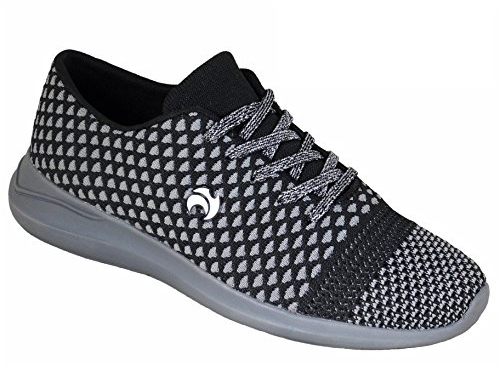 Henselite Ladies HL72 Ultra-Lightweight Lawn Bowling Shoes Grey UK 6