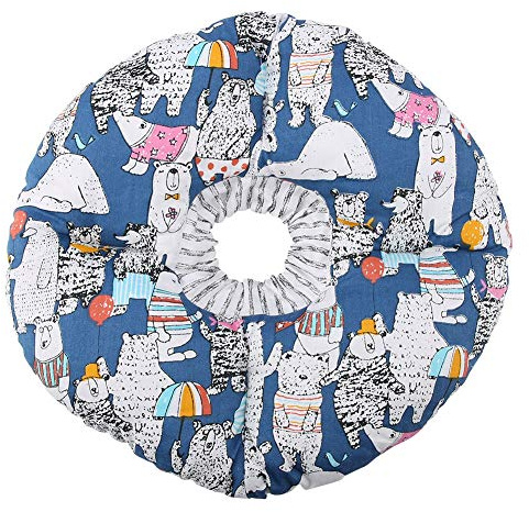 Kattskyddshalsband Soft Edge Circle Pet Skyddshalsband Anti Bite Safty Halsband för kattunge Pet Anti Bite Läckage Kirurgi Sårläkning (blå)