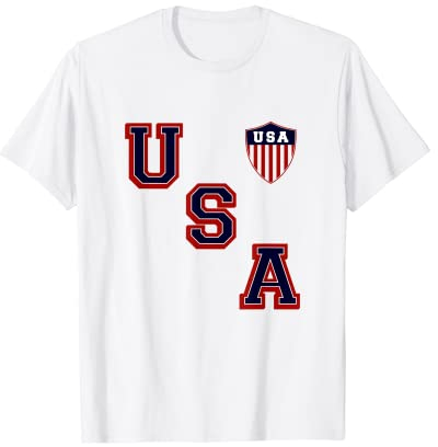USA Vintage Hockey | 80er Jahre Throwback Hockeytrikot T-Shirt T-Shirt